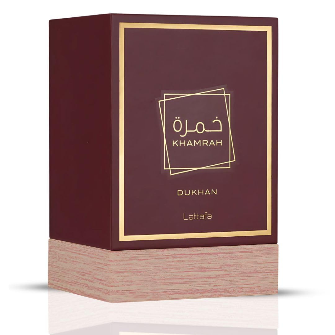 Lattafa Khamrah - Vanilla, Warm Spicy, Amber, Cinnamon - Eau de Parfum Long-Lasting Fragrance for Unisex, 3.40 Ounce / 100 ml | Unisex, Long-Lasting Fragrance, 3.40 Ounce / 100 Unisex, Long-Lasting Fragrance, 3.40 Ounce / 100 ml