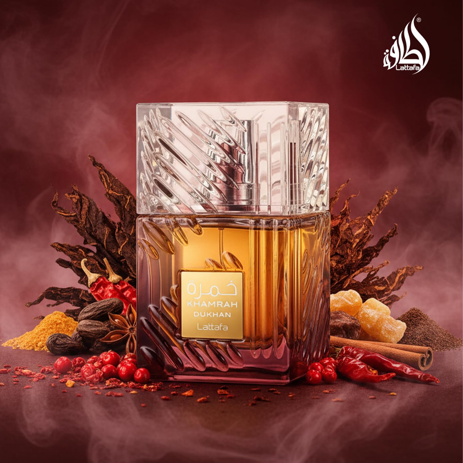 Lattafa Khamrah - Vanilla, Warm Spicy, Amber, Cinnamon - Eau de Parfum Long-Lasting Fragrance for Unisex, 3.40 Ounce / 100 ml | Unisex, Long-Lasting Fragrance, 3.40 Ounce / 100 Unisex, Long-Lasting Fragrance, 3.40 Ounce / 100 ml
