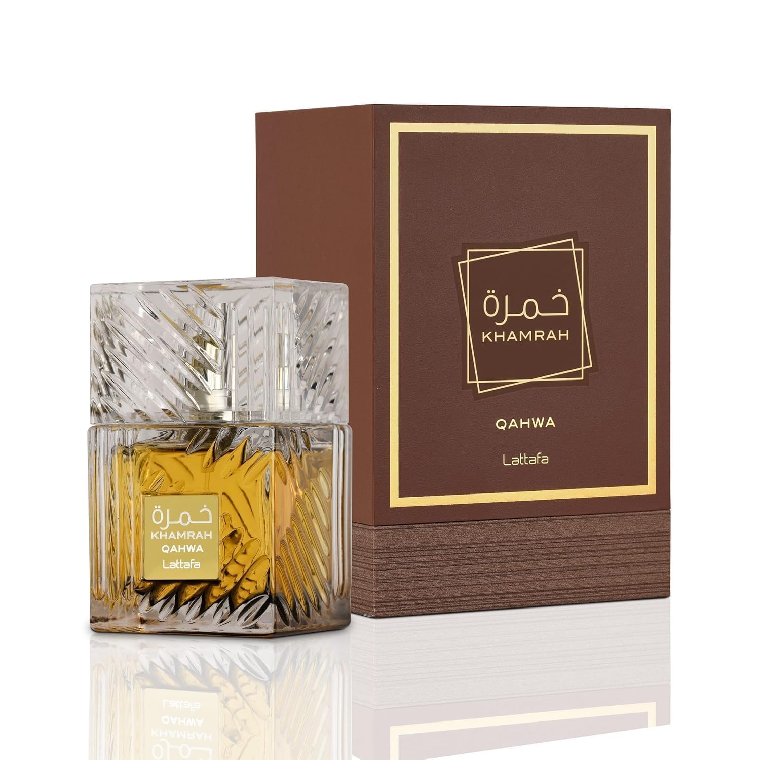 Lattafa Khamrah - Vanilla, Warm Spicy, Amber, Cinnamon - Eau de Parfum Long-Lasting Fragrance for Unisex, 3.40 Ounce / 100 ml | Unisex, Long-Lasting Fragrance, 3.40 Ounce / 100 Unisex, Long-Lasting Fragrance, 3.40 Ounce / 100 ml