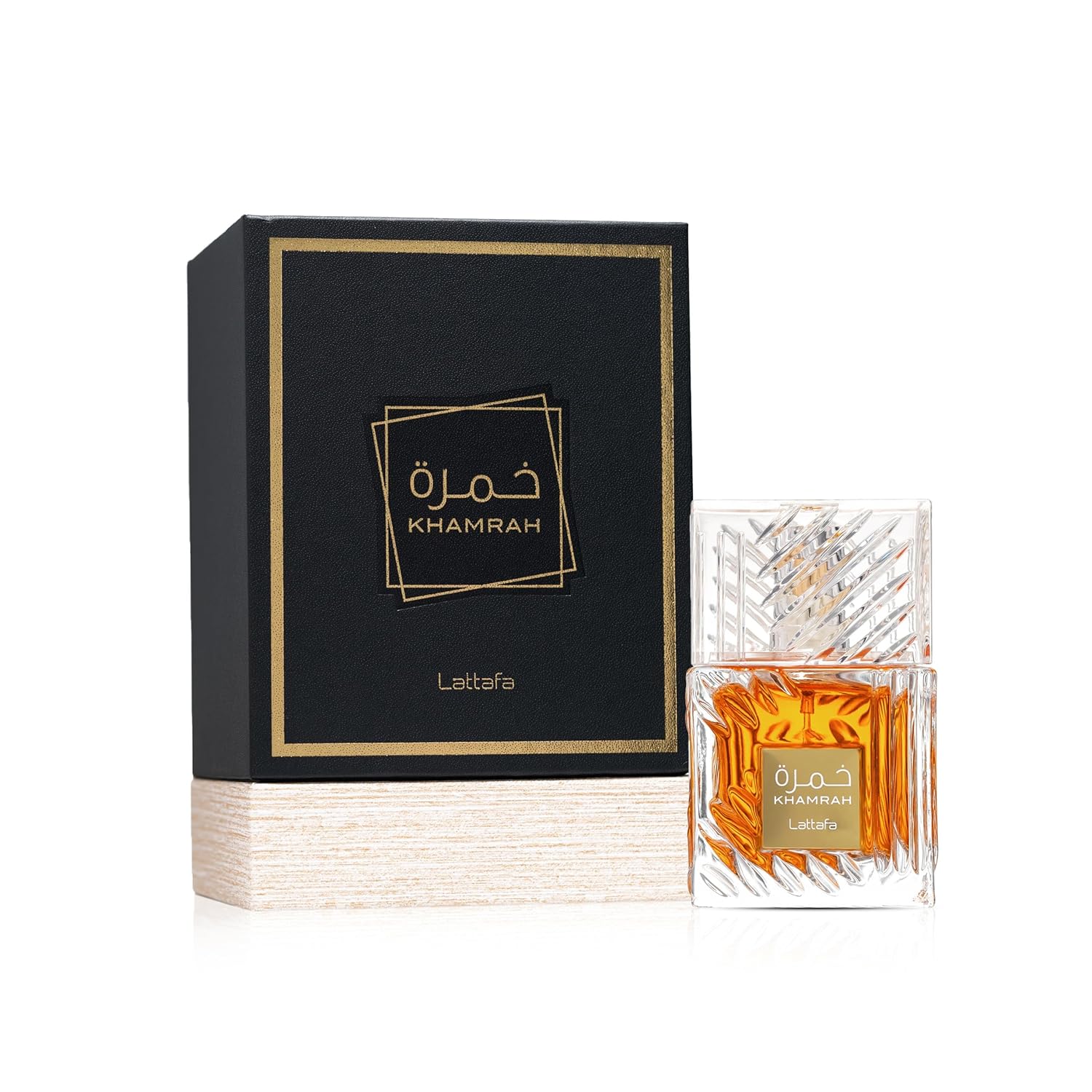 Lattafa Khamrah - Vanilla, Warm Spicy, Amber, Cinnamon - Eau de Parfum Long-Lasting Fragrance for Unisex, 3.40 Ounce / 100 ml | Unisex, Long-Lasting Fragrance, 3.40 Ounce / 100 Unisex, Long-Lasting Fragrance, 3.40 Ounce / 100 ml