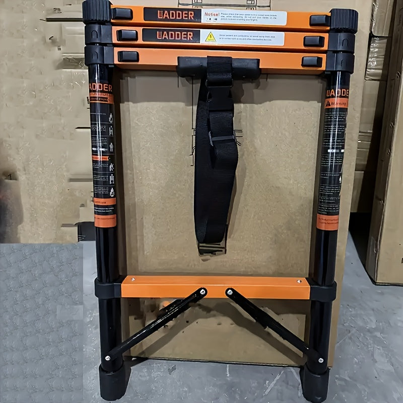 Telescoping Ladder Heavy-Duty with Shelf